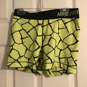 Nike pro spandex shorts